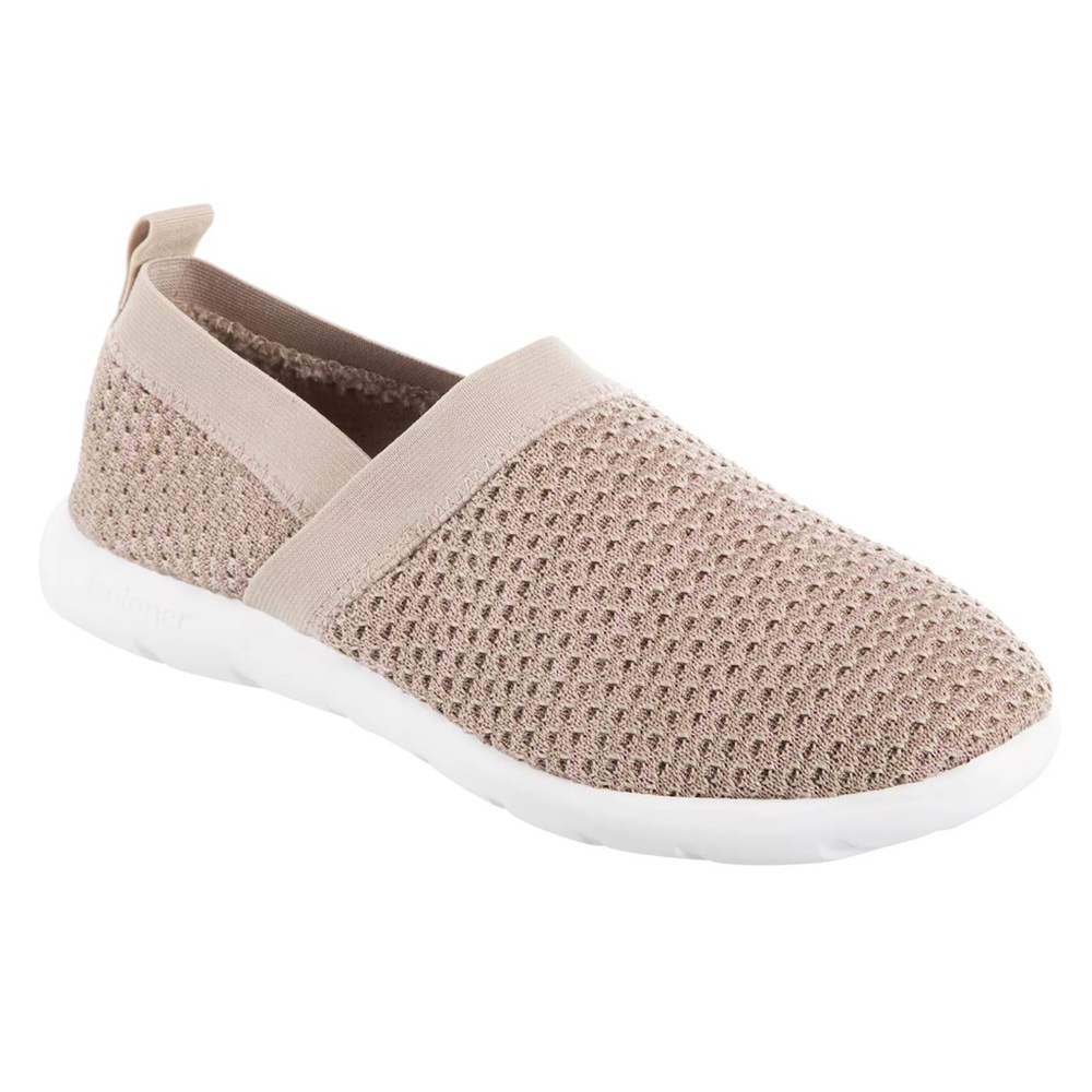 NWT Zenz Isotoner Lightweight Breathable Sport Knit Everywear Slip-On Sneakers